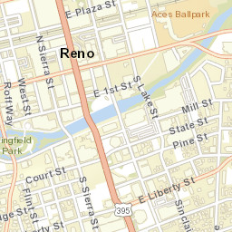 247-255 North Virginia Street, Reno, NV  Street Map