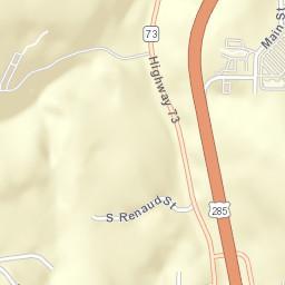 Conifer Colorado Street Map