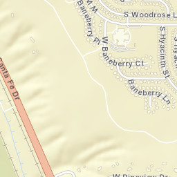 Acequia Colorado Street Map