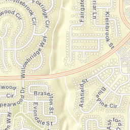 3953 Blue Pine Circle, Highlands Ranch, CO Street Map