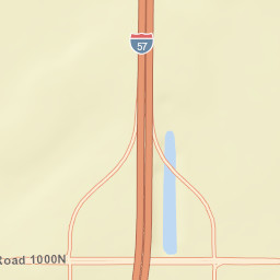 Interstate 57, Mattoon, IL 61938, USA Street Map