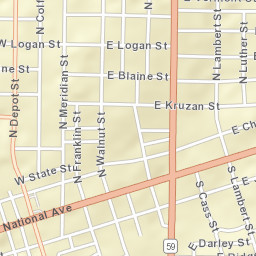 1-19 South Sherfey Street, Brazil, IN 47834 Street Map