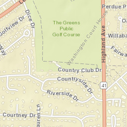 733 Highland Avenue, Washington Court House Street Map