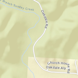 Oakdale Ohio Street Map