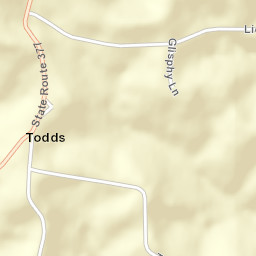 Todds Ohio Street Map