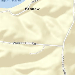 Brokaw Ohio Street Map