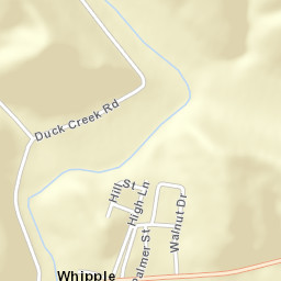 Whipple Ohio Street Map