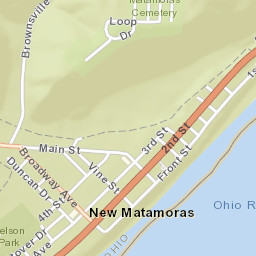 New Matamoras Ohio Street Map