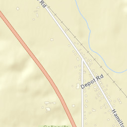 Collinsville Ohio Street Map