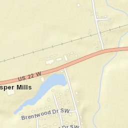 Jasper Mills Ohio Street Map