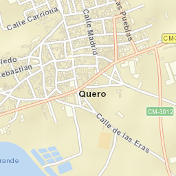 Quero Street Map