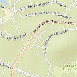 Santa Ponsa Street Map