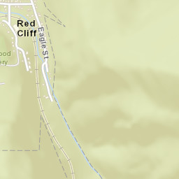 Red Cliff Colorado Street Map