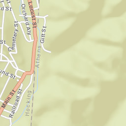 Murray City Ohio Street Map