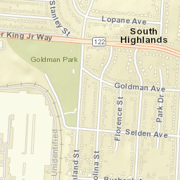 South Highlands Ohio Street Map