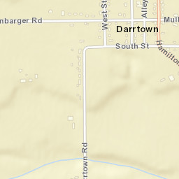 Darrtown Ohio Street Map