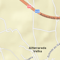 Alferrarede Street Map