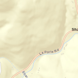 Sharon Valley California Street Map