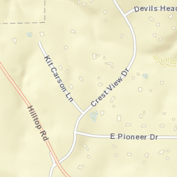 Crestview Colorado Street Map
