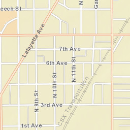 701-799 Beech Street, Terre Haute, IN Street Map