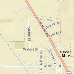 Seven Mile Ohio Street Map