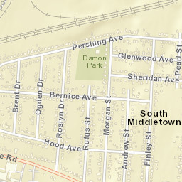 South Middletown Ohio Street Map