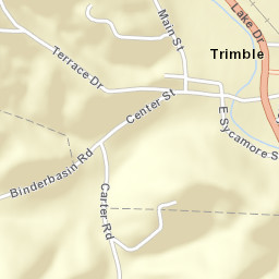 Trimble Ohio Street Map