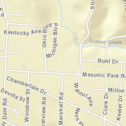 Devola Ohio Street Map