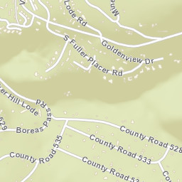 Goldenview Drive, White River National Forest Street Map