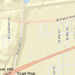 901-923 West Paris Avenue, West Terre Haute Street Map