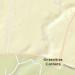 Greentree Corners Ohio Street Map