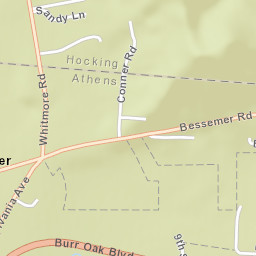 Bessemer Ohio Street Map