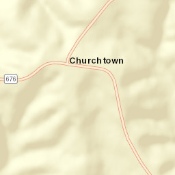 Churchtown Ohio Street Map