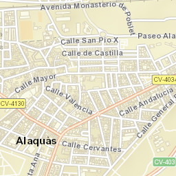Alaquàs Street Map
