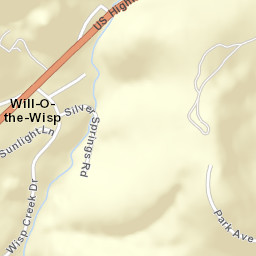 Will-O-The-Wisp Colorado Street Map