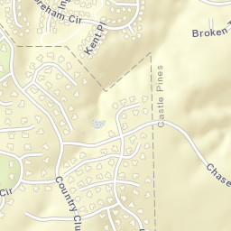 Castle Pines Street Map