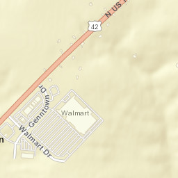 Genntown Ohio Street Map