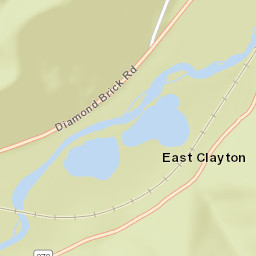 East Clayton Ohio Street Map