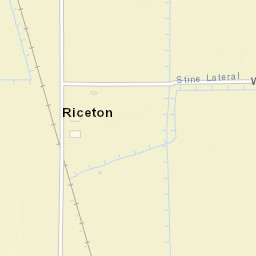 Riceton California Street Map