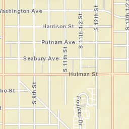 1100-1122 Hulman Street, Terre Haute, IN Street Map