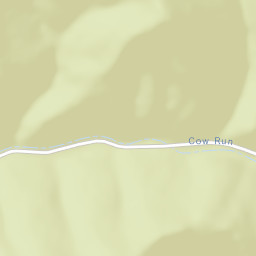 Cow Run Ohio Street Map