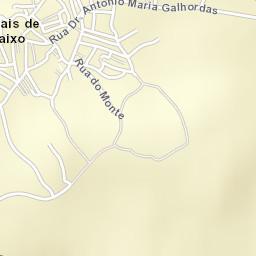 Amiães de Baixo Street Map