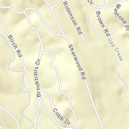 Brooktrails California Street Map