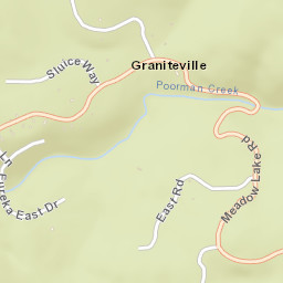 Graniteville California Street Map