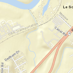 Le Sourdsville Ohio Street Map