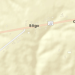 Sligo Ohio Street Map