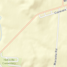 Hallsville Ohio Street Map