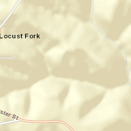 Locust Fork Ohio Street Map