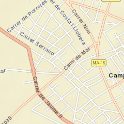 Campos Street Map