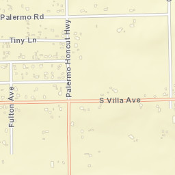 Palermo California Street Map